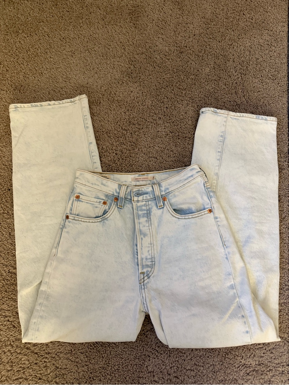 Levi’s ribcage straight jeans